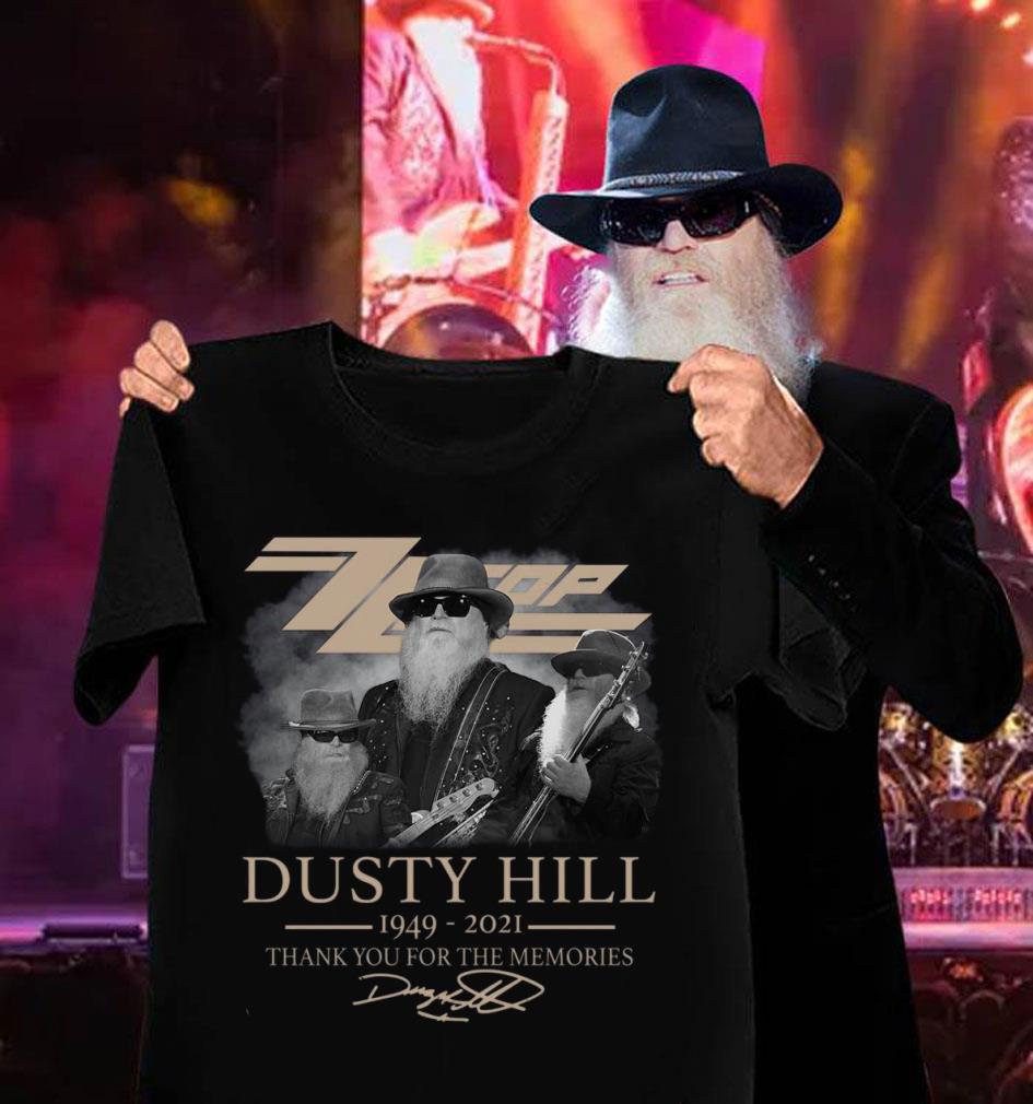 Official Thank You Dusty Hill RIP Signature Zz Top Rock Band 1949-2021 Shirt Thank You Dusty Hill RIP Signature Zz Top Rock Band 1949 2021 Shirt 3 - Official Thank You Dusty Hill RIP Signature Zz Top Rock Band 1949-2021 Shirt