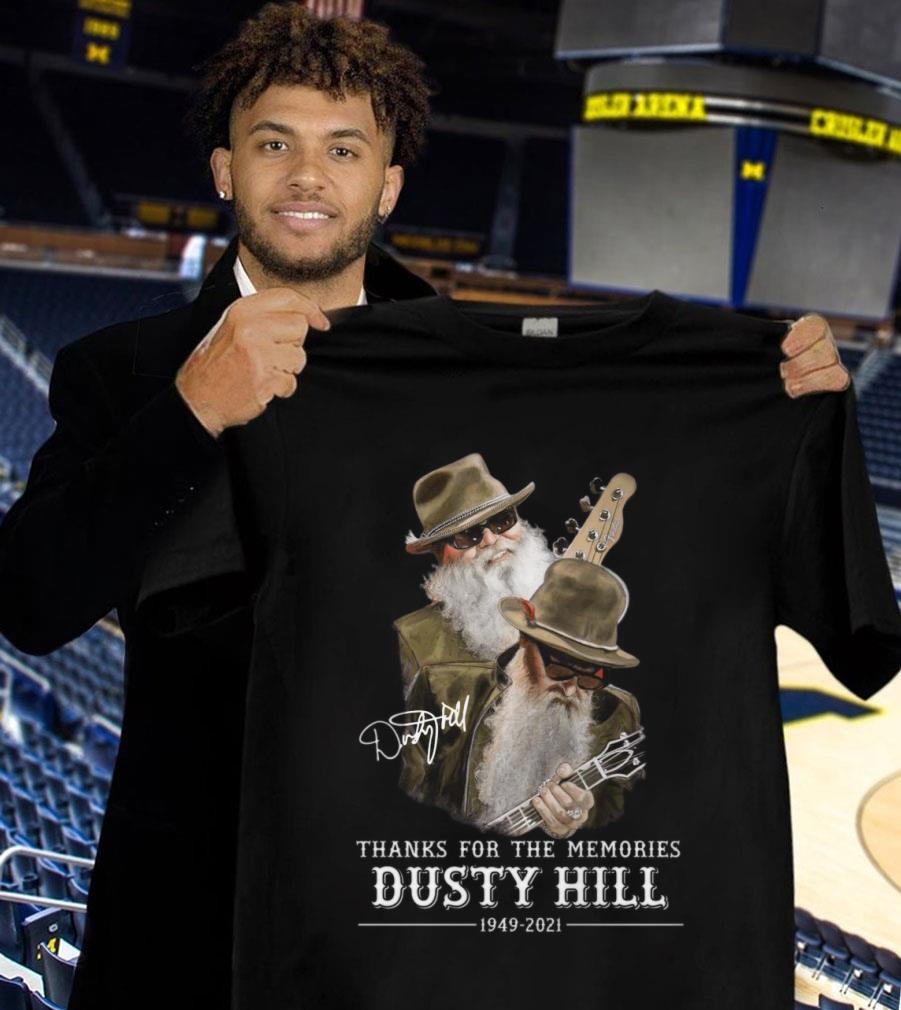 Thanks For The Memories RIP Dusty Hill 1949-2021 ZZ Top Band Rock Shirt Thanks For The Memories RIP Dusty Hill 1949 2021 ZZ Top Band Rock Shirt 1 - Thanks For The Memories RIP Dusty Hill 1949-2021 ZZ Top Band Rock Shirt