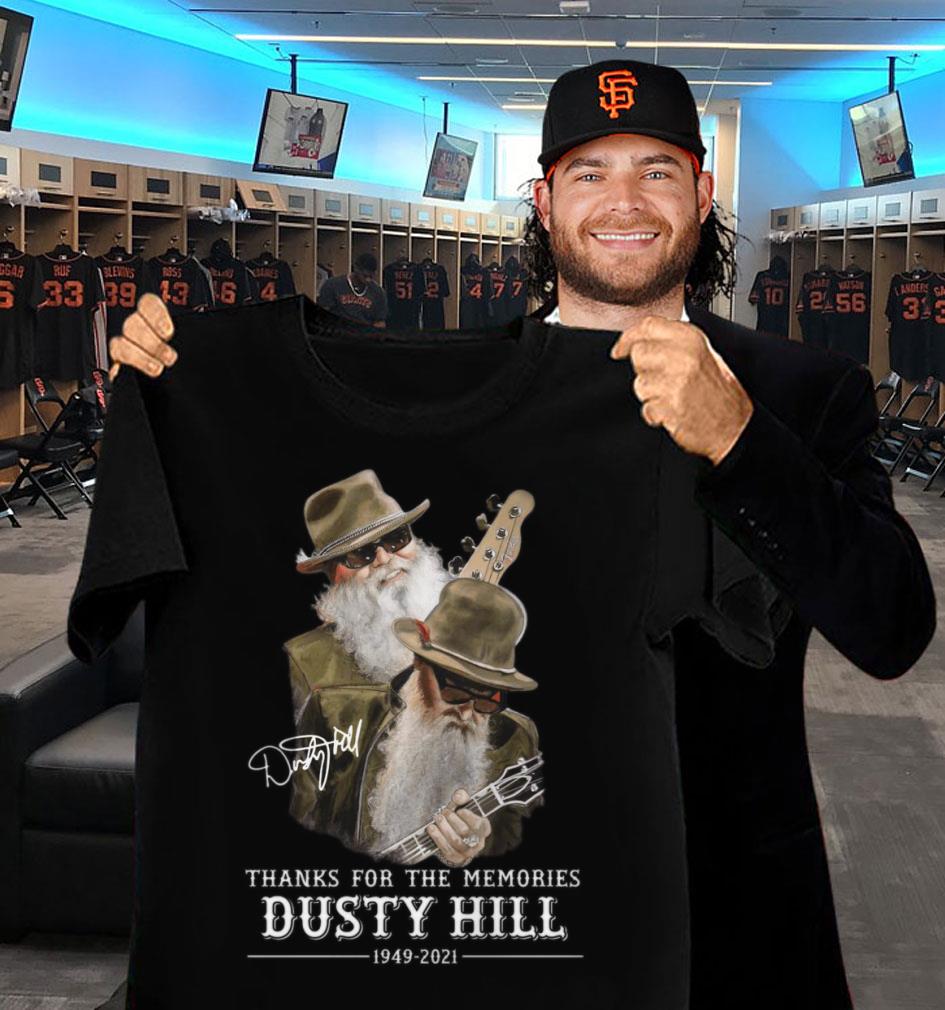 Thanks For The Memories RIP Dusty Hill 1949-2021 ZZ Top Band Rock Shirt Thanks For The Memories RIP Dusty Hill 1949 2021 ZZ Top Band Rock Shirt 2 - Thanks For The Memories RIP Dusty Hill 1949-2021 ZZ Top Band Rock Shirt