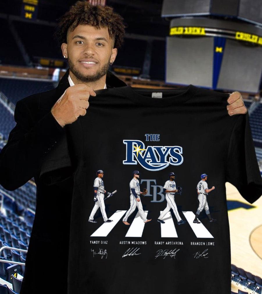 Best The Rays Abbey Road Signatures Tampa Bay Rays Randy Arozarena shirt