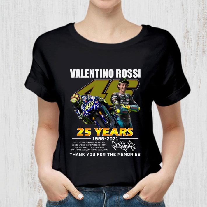 Official V46 Valentino Rossi 25 years 1996-2021 World Championship signature thank memories shirt V46 Valentino Rossi 25 years 1996 2021 World Championship signature thank memories shirt 2 - Official V46 Valentino Rossi 25 years 1996-2021 World Championship signature thank memories shirt