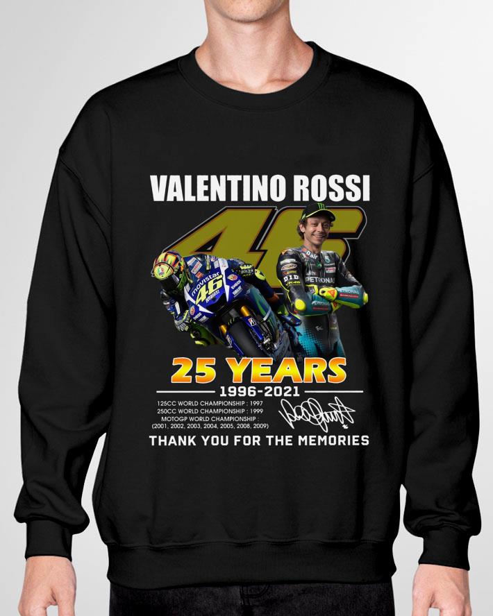 Official V46 Valentino Rossi 25 years 1996-2021 World Championship signature thank memories shirt V46 Valentino Rossi 25 years 1996 2021 World Championship signature thank memories shirt 3 - Official V46 Valentino Rossi 25 years 1996-2021 World Championship signature thank memories shirt
