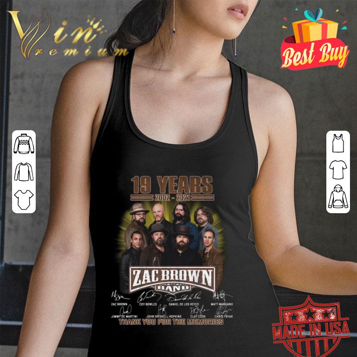 Hot Zac Brown Band 19 years 2002-2021 signatures thank you for the memories shirt Zac Brown Band 19 years 2002 2021 signatures thank you for the memories shirt 2 - Hot Zac Brown Band 19 years 2002-2021 signatures thank you for the memories shirt