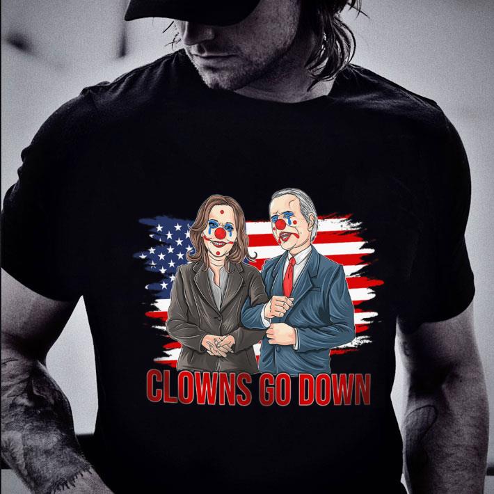 Hot Biden Harris Clowns Go Down American Flag Halloween Shirt Biden Harris Clowns Go Down American Flag Halloween Shirt 2 - Hot Biden Harris Clowns Go Down American Flag Halloween Shirt