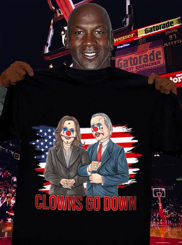 Hot Biden Harris Clowns Go Down American Flag Halloween Shirt Biden Harris Clowns Go Down American Flag Halloween Shirt 3 - Hot Biden Harris Clowns Go Down American Flag Halloween Shirt