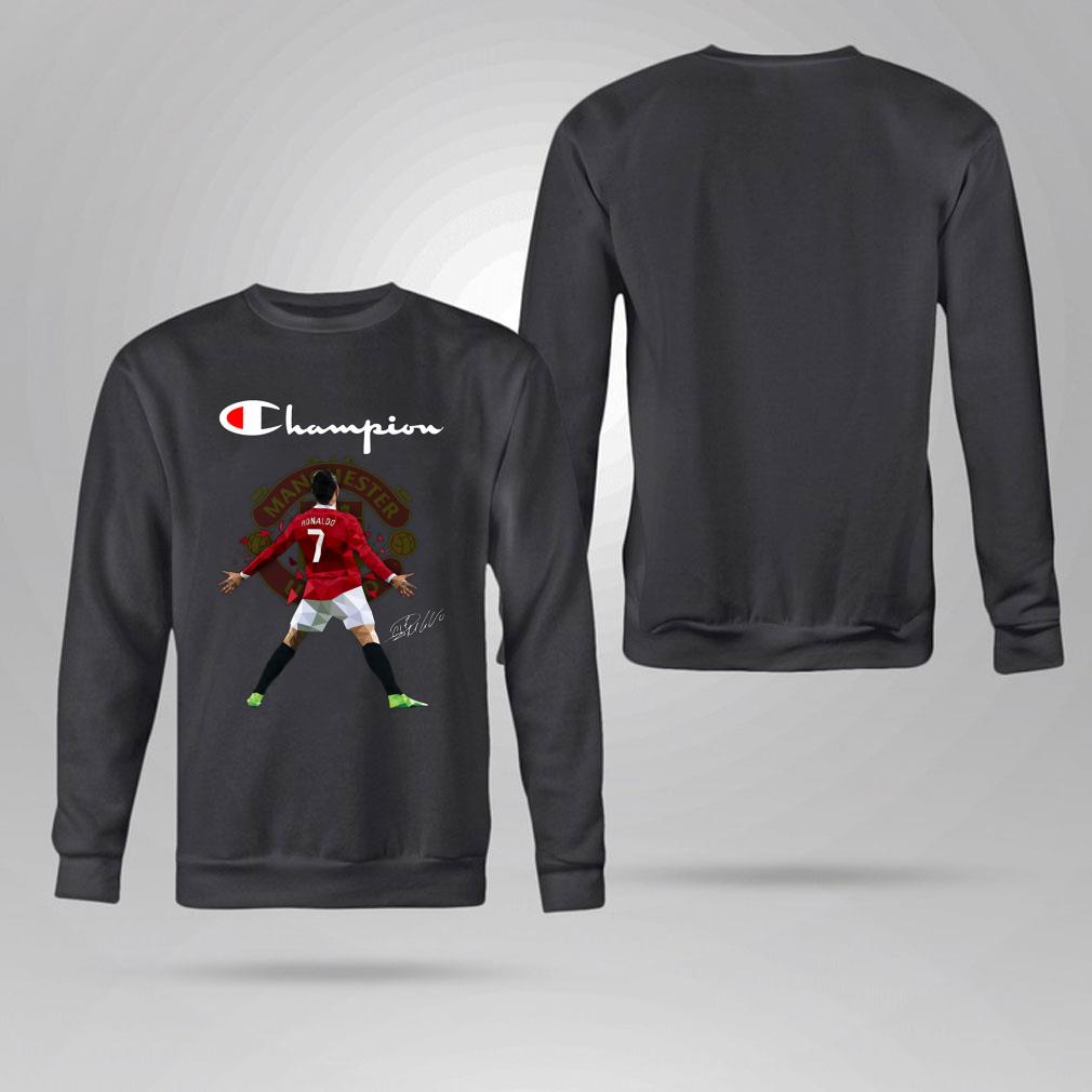 Official Champion Cristiano Manchester United Signature Shirt, hoodie, sweater, longsleeve t-shirt