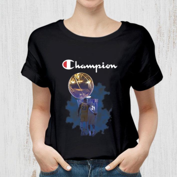 Premium Champion LeBron James and Kobe Bryant Lakers Shirt Champion LeBron James and Kobe Bryant Lakers Shirt 2 - Premium Champion LeBron James and Kobe Bryant Lakers Shirt