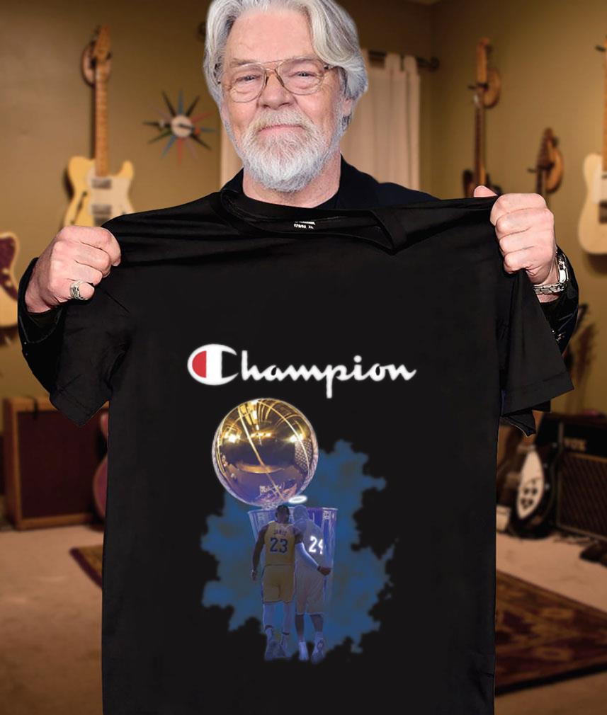 Premium Champion LeBron James and Kobe Bryant Lakers Shirt Champion LeBron James and Kobe Bryant Lakers Shirt 3 - Premium Champion LeBron James and Kobe Bryant Lakers Shirt