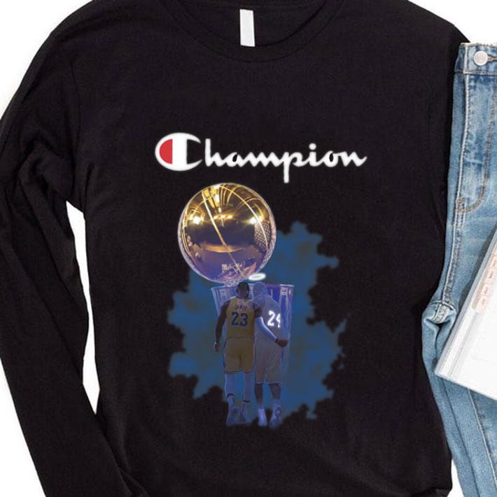 Premium Champion LeBron James and Kobe Bryant Lakers Shirt Champion LeBron James and Kobe Bryant Lakers Shirt 4 - Premium Champion LeBron James and Kobe Bryant Lakers Shirt
