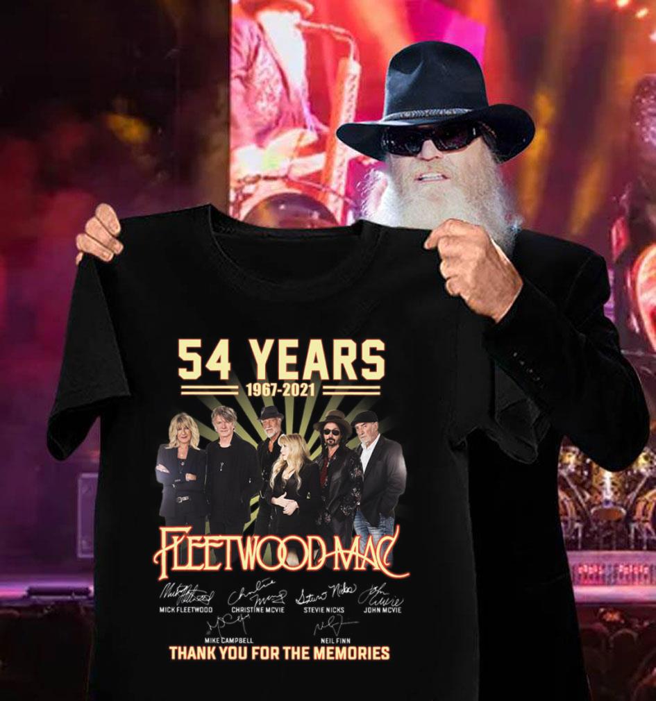 Official Fleetwood Mac Band 54 Years 1967-2021 Thank You For The Memories Signatures Shirt Fleetwood Mac Band 54 Years 1967 2021 Thank You For The Memories Signatures Shirt 3 - Official Fleetwood Mac Band 54 Years 1967-2021 Thank You For The Memories Signatures Shirt