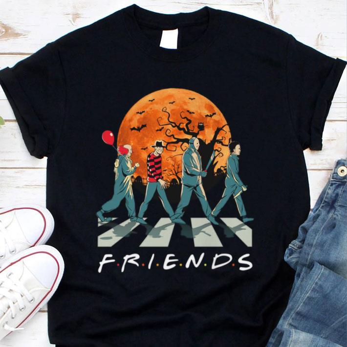 Official Friends Horror Movies Characters Abbey Road Halloween shirt Friends Horror Movies Characters Abbey Road Halloween shirt 1 - Official Friends Horror Movies Characters Abbey Road Halloween shirt