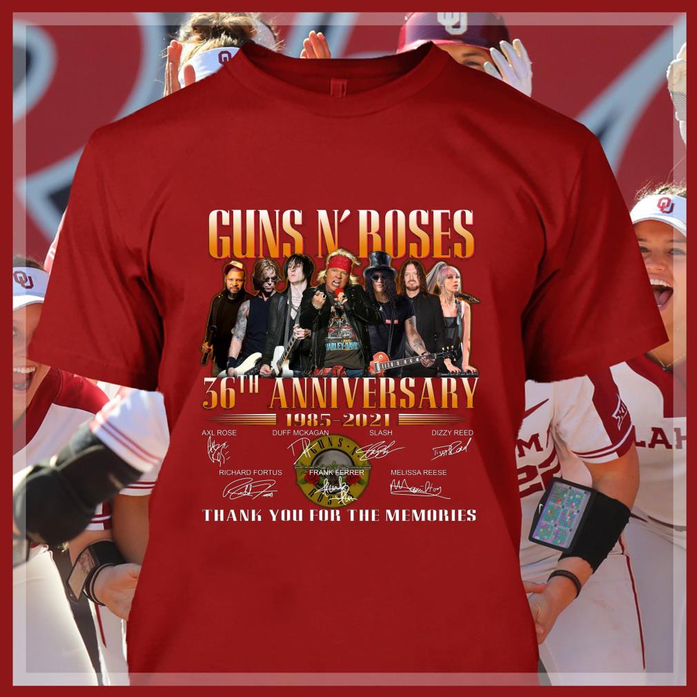 Premium Guns N Roses 36th anniversary 1985-2021 Thank You For The Memories Axl Rose Slash Signatures Shirt Guns N Roses 36th anniversary 1985 2021 Thank You For The Memories Axl Rose Slash Signatures Shirt 4 - Premium Guns N Roses 36th anniversary 1985-2021 Thank You For The Memories Axl Rose Slash Signatures Shirt