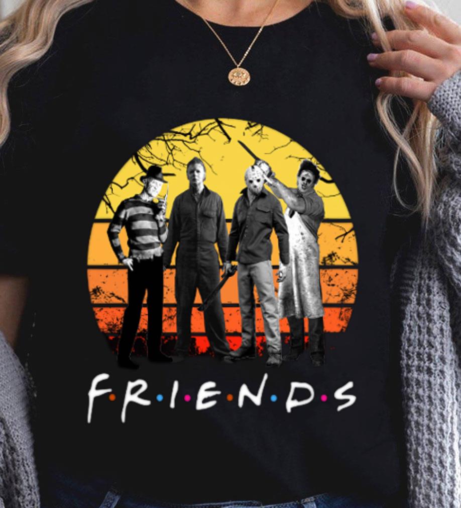 Best Halloween Friends Horror Movies Characters Vintage Shirt Halloween Friends Horror Movies Characters Vintage Shirt 2 - Best Halloween Friends Horror Movies Characters Vintage Shirt