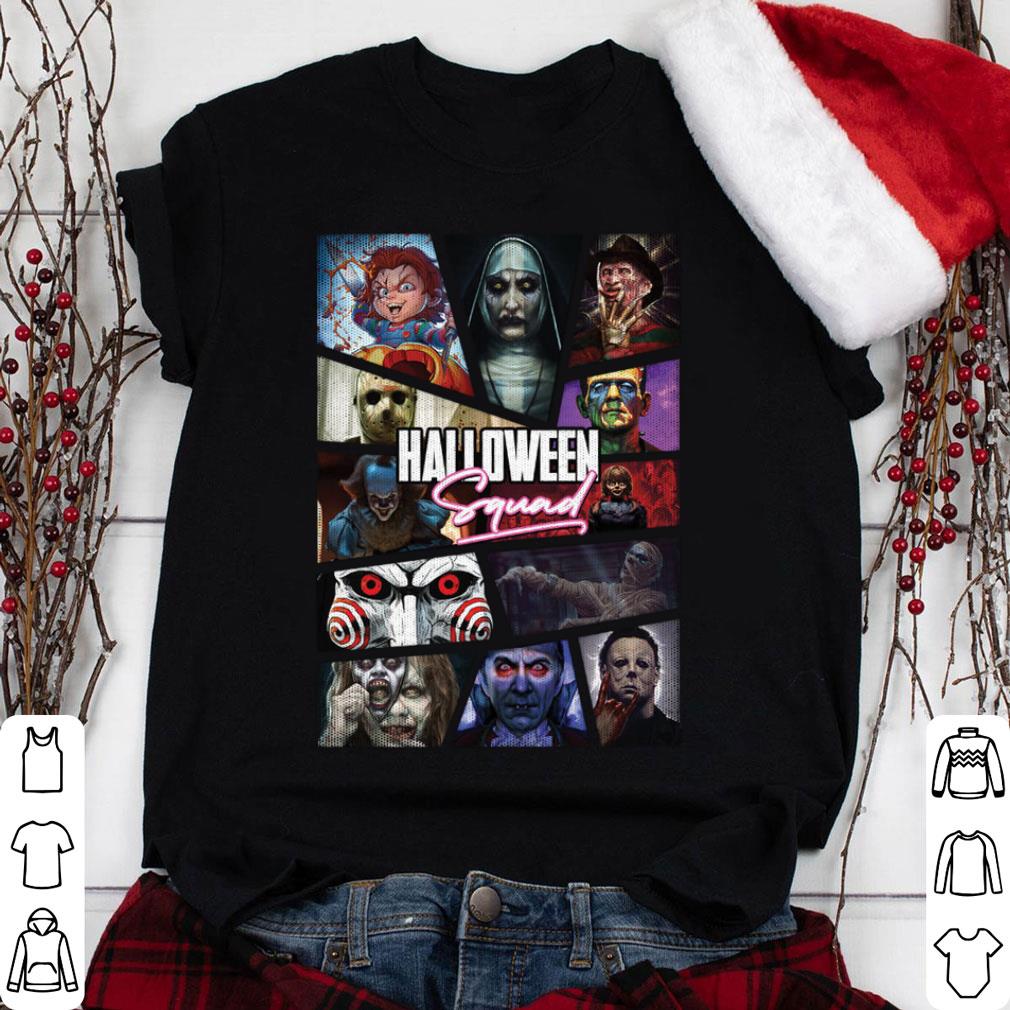 Original Halloween Squad Horror Movies Characters Shirt