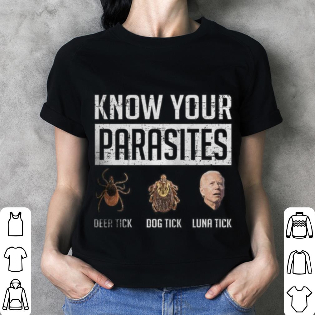 Awesome Insect Joe Biden Know Your Parasites Deer Tick Dog Tick Luna Tick Shirt Insect Joe Biden Know Your Parasites Deer Tick Dog Tick Luna Tick Shirt 3 - Awesome Insect Joe Biden Know Your Parasites Deer Tick Dog Tick Luna Tick Shirt