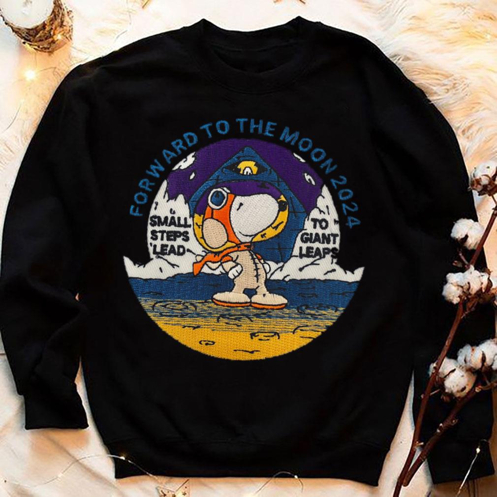Original Peanuts Snoopy Forward To The Moon 2024 Small Steps Lead To Giant Leaps Shirt Peanuts Snoopy Forward To The Moon 2024 Small Steps Lead To Giant Leaps Shirt 4 - Original Peanuts Snoopy Forward To The Moon 2024 Small Steps Lead To Giant Leaps Shirt