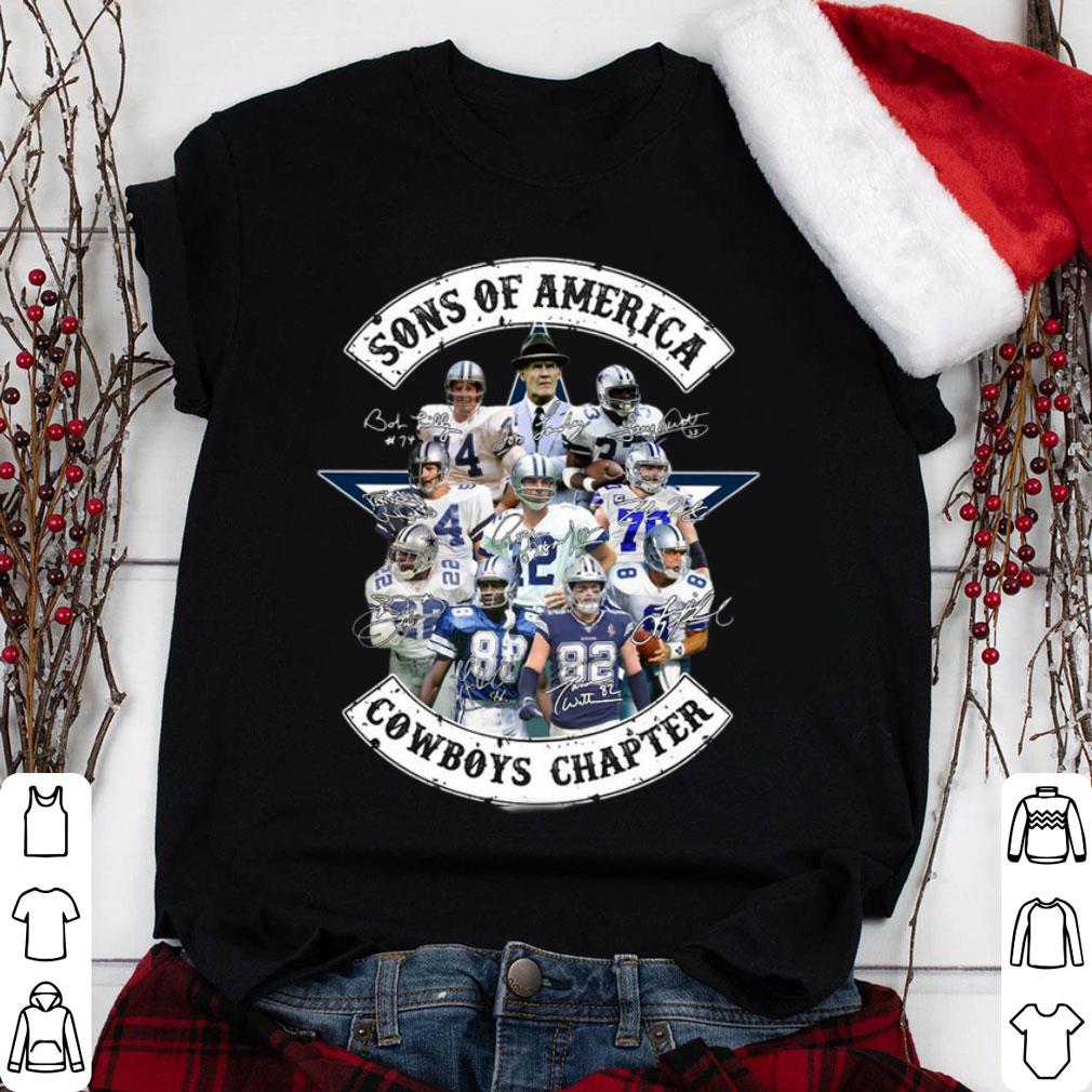 Funny Sons of America Cowboys Chapter Dallas Cowboys Signatures Shirt, Sons of Anarchy