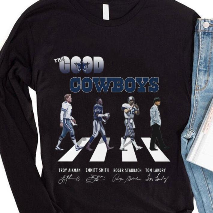Original The Good Cowboys Abbey Road Dallas Cowboys Signatures Shirt The Good Cowboys Abbey Road Dallas Cowboys Signatures Shirt 4 - Original The Good Cowboys Abbey Road Dallas Cowboys Signatures Shirt