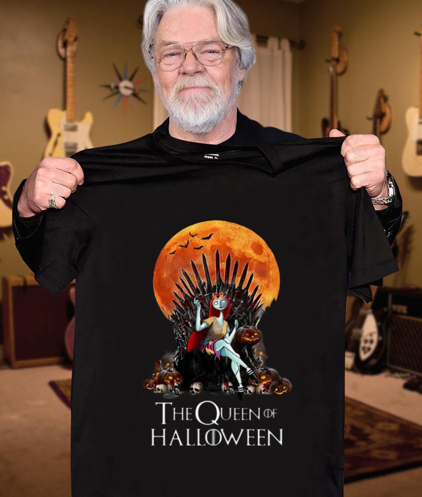 Official The Nightmare Before Christmas Sally The Queen Of Halloween Game Of Thrones Shirt The Nightmare Before Christmas Sally The Queen Of Halloween Game Of Thrones Shirt 3 - Official The Nightmare Before Christmas Sally The Queen Of Halloween Game Of Thrones Shirt