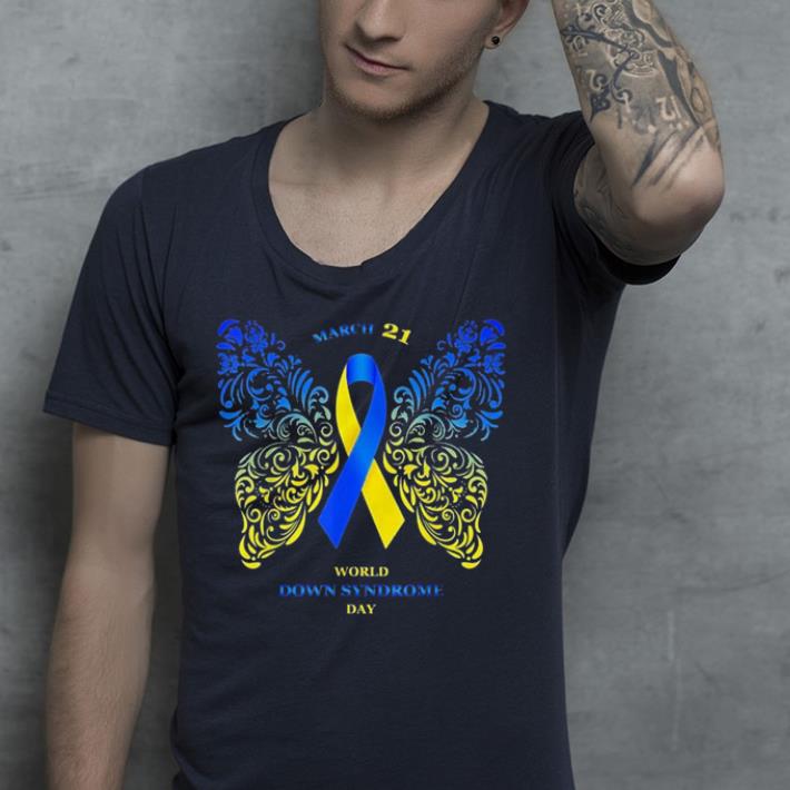 21 March Down Syndrome Awareness Butterfly shirt 21 March Down Syndrome Awareness Butterfly shirt 4 - 21 March Down Syndrome Awareness Butterfly shirt