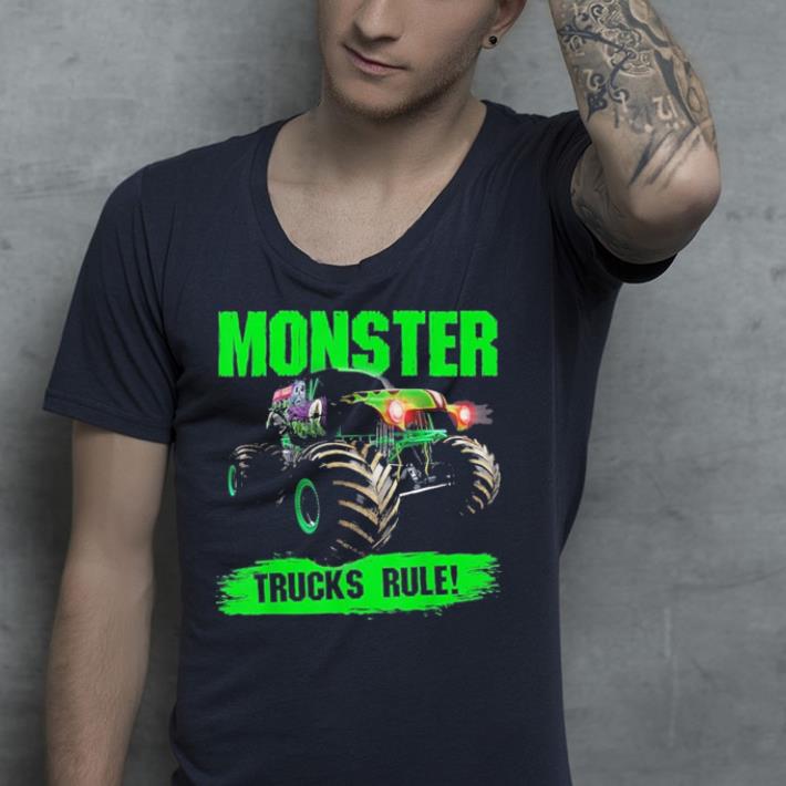 Awesome Monster trucks rule shirt 4 - Awesome Monster trucks rule shirt