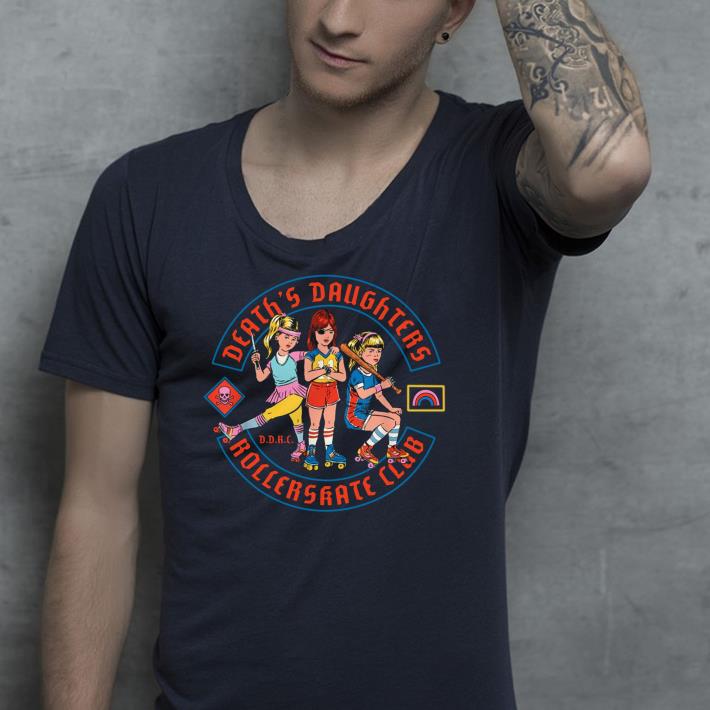 Death's Daughter Roller Skate Club shirt Death s Daughter Roller Skate Club shirt 4 - Death's Daughter Roller Skate Club shirt
