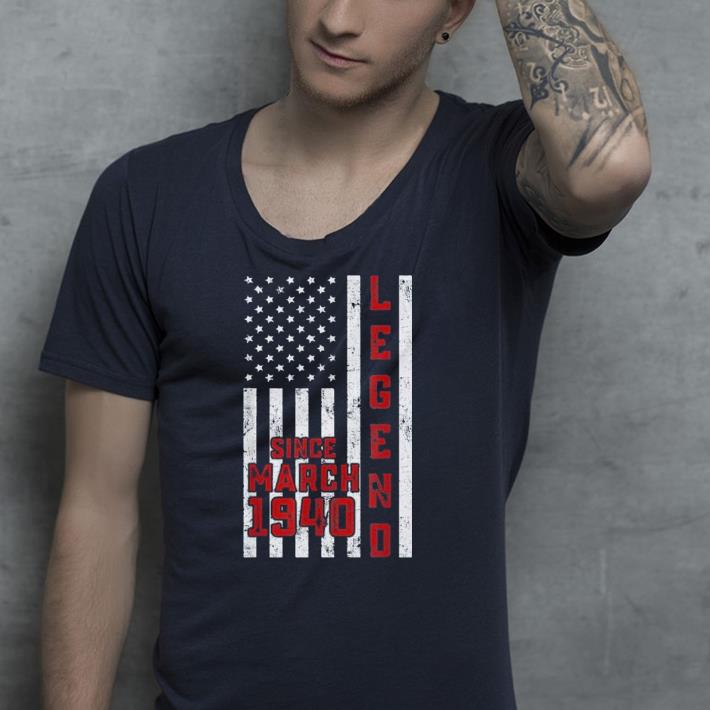 Since march 1940 legend american flag shirt Since march 1940 legend american flag shirt 4 - Since march 1940 legend american flag shirt