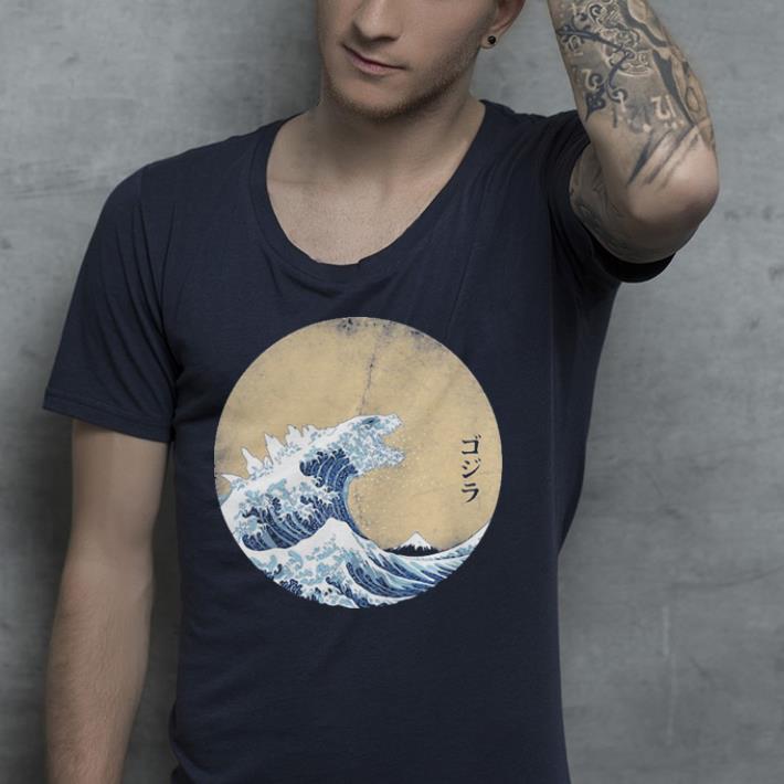 The great wave off Kanagawa Godzilla shirt The great wave off Kanagawa Godzilla shirt 4 - The great wave off Kanagawa Godzilla shirt