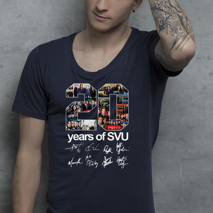 20 years of SVU signature shirt 20 years of SVU signature shirt 4 - 20 years of SVU signature shirt