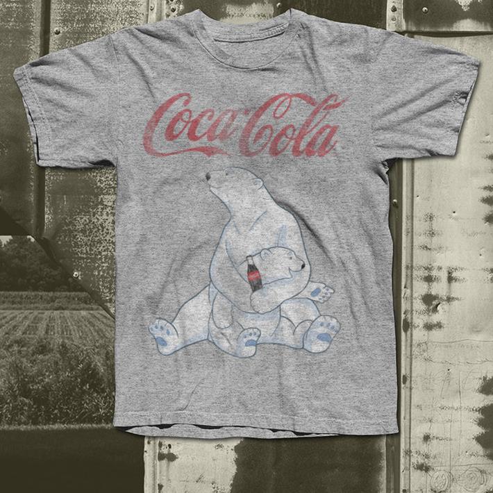 Coca Cola Faded Pair Of Polar Bears shirt 4 - Coca-Cola Faded Pair Of Polar Bears shirt