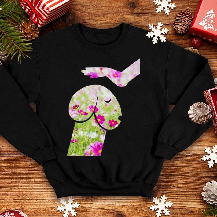 Hand Touch Dachshund head floral shirt 4 - Hand Touch Dachshund head floral shirt