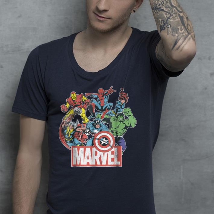 Marvel Avengers Team Retro Comic Vintage shirt 4 - Marvel Avengers Team Retro Comic Vintage shirt