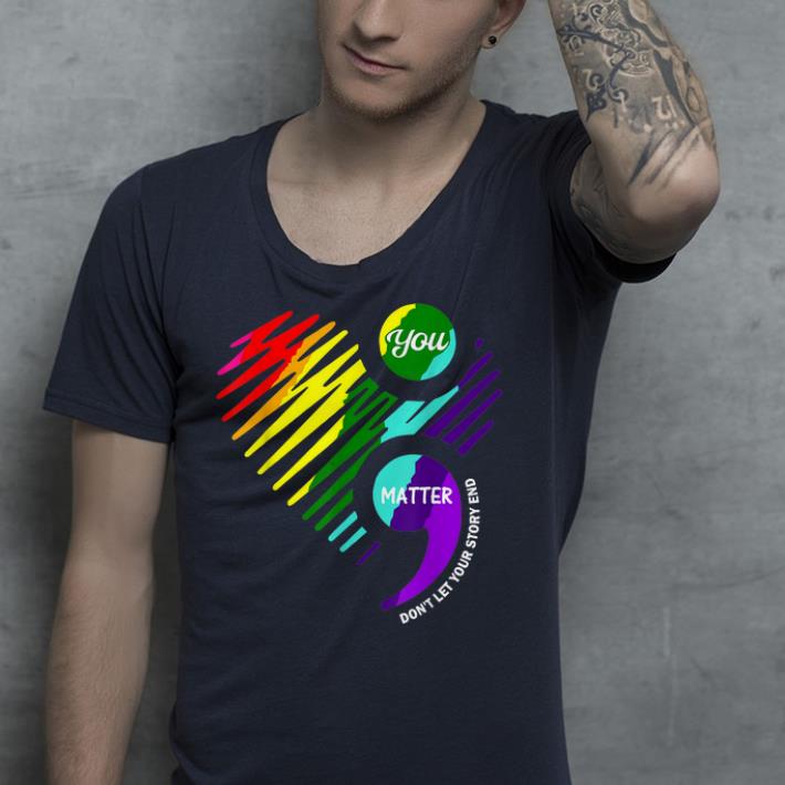 Semicolon Mental Health Awareness shirt 4 - Semicolon Mental Health Awareness shirt