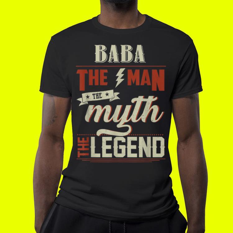 Fathers Day Grandpa Baba The Man Myth Legend shirt 4 - Fathers Day Grandpa Baba The Man Myth Legend shirt