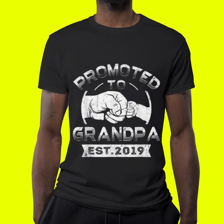 Promoted To Grandpa est 2019 Vintage New Papa 4 - Promoted To Grandpa est 2019 Vintage New Papa