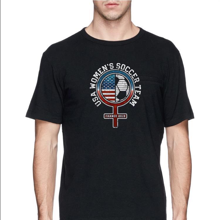Female Symbol USA Women s Soccer Team France in 2019 shirt 4 - Female Symbol USA Women's Soccer Team France in 2019 shirt