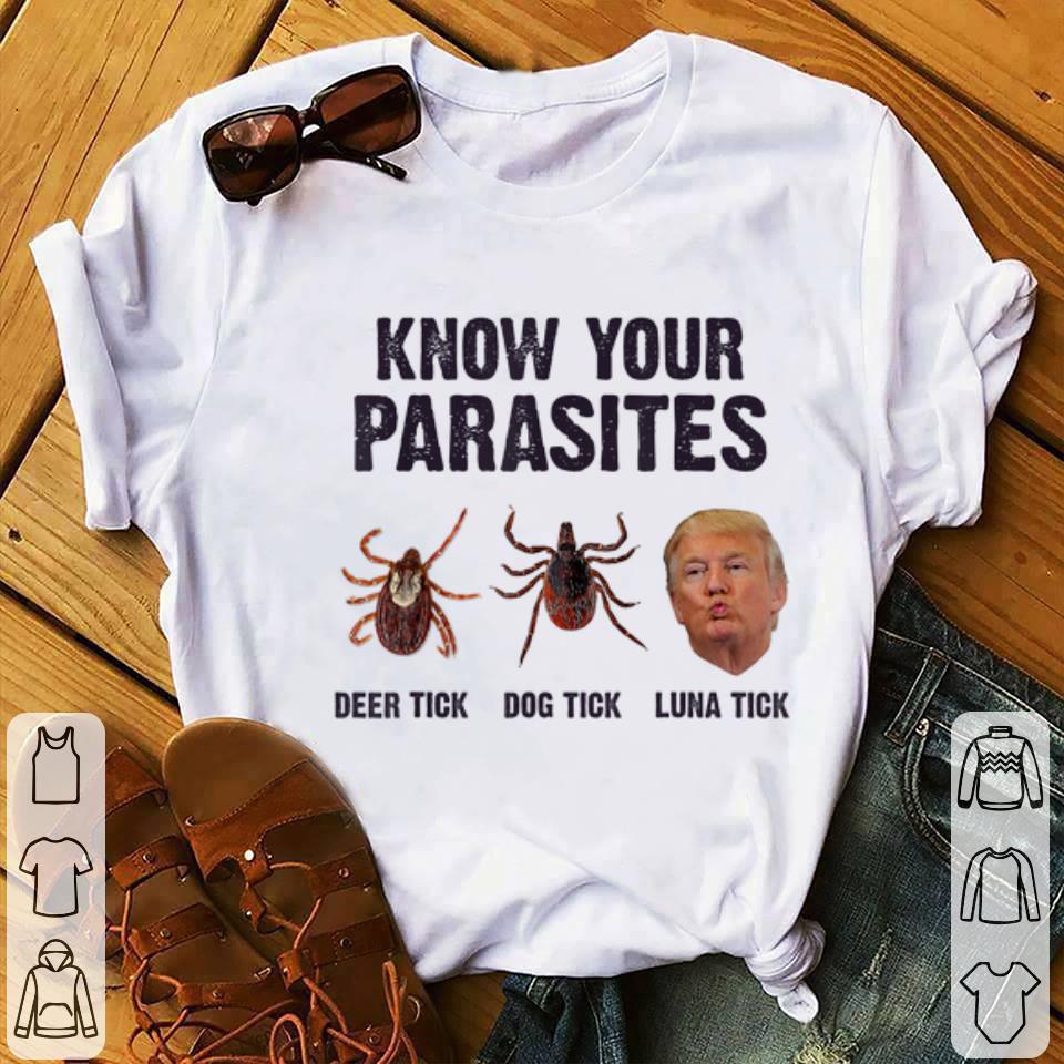 know Your Parasites Deer Tick Dog Tick Luna Tick shirt 1 - know Your Parasites Deer Tick Dog Tick Luna Tick shirt