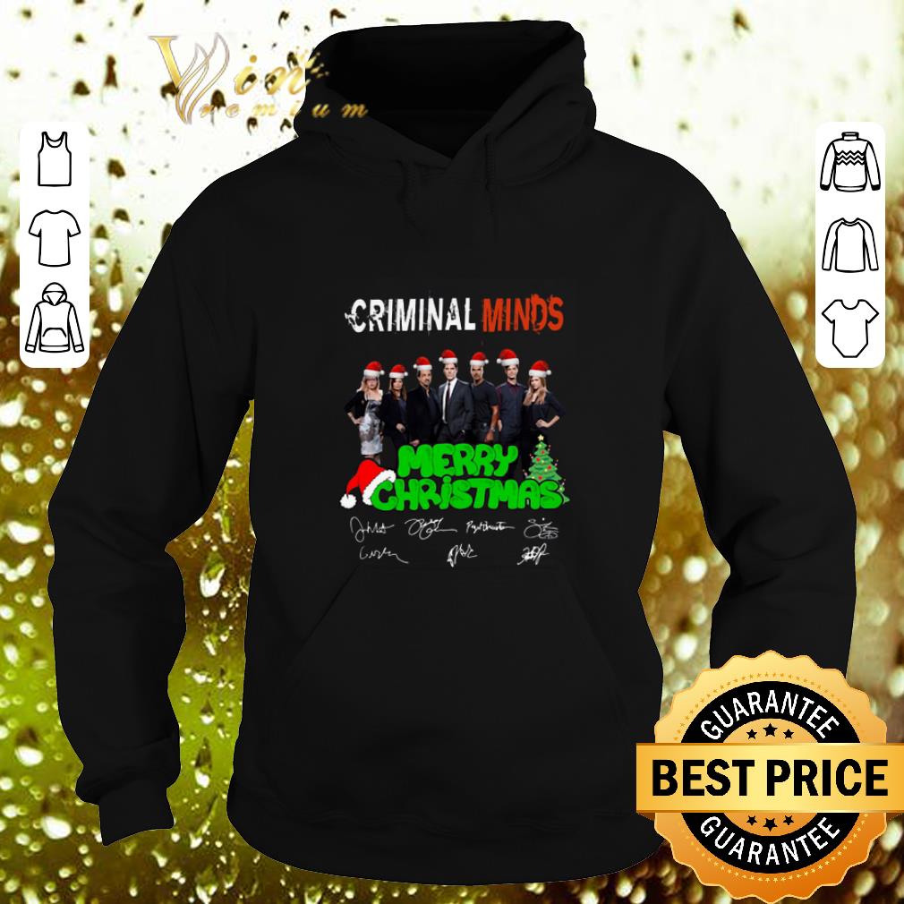 Best Criminal Minds Merry Christmas Signatures shirt 4 - Best Criminal Minds Merry Christmas Signatures shirt