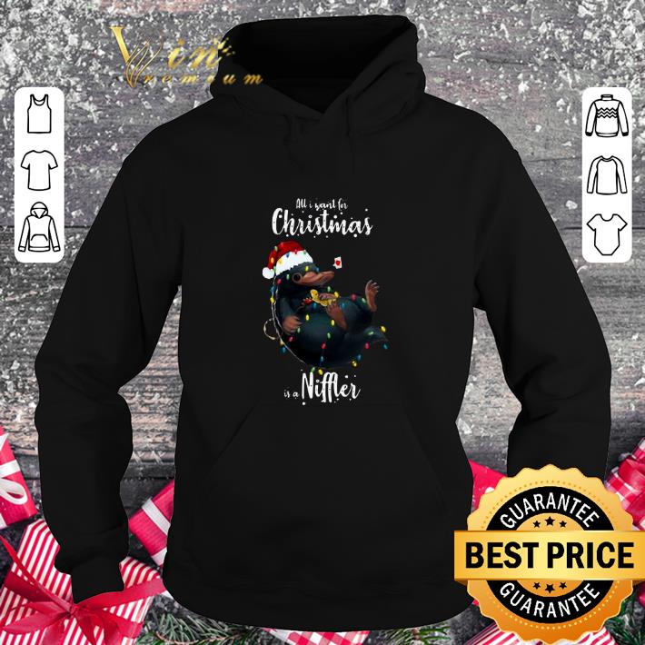 Hot All i want for Christmas is a Niffler shirt 4 - Hot All i want for Christmas is a Niffler shirt