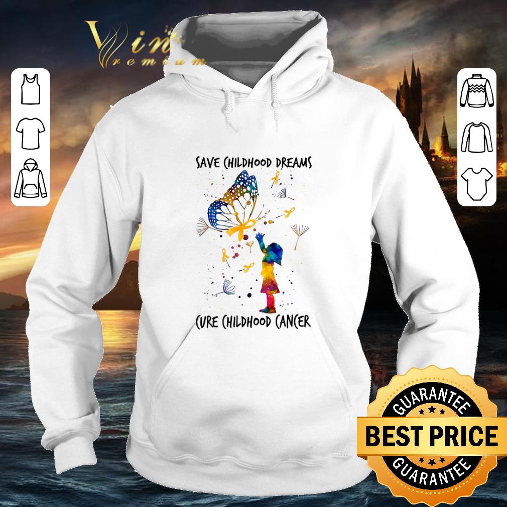 Pretty Save childhood dreams cure childhood cancer shirt Pretty Save childhood dreams cure childhood cancer shirt 4 - Pretty Save childhood dreams cure childhood cancer shirt