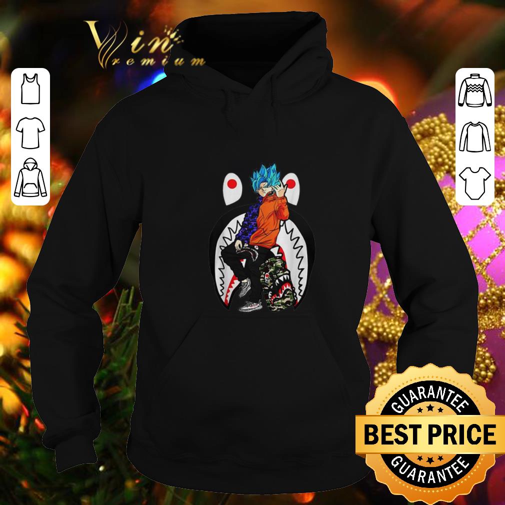 Awesome Son Goku Bape Yeezy shirt 4 - Awesome Son Goku Bape Yeezy shirt