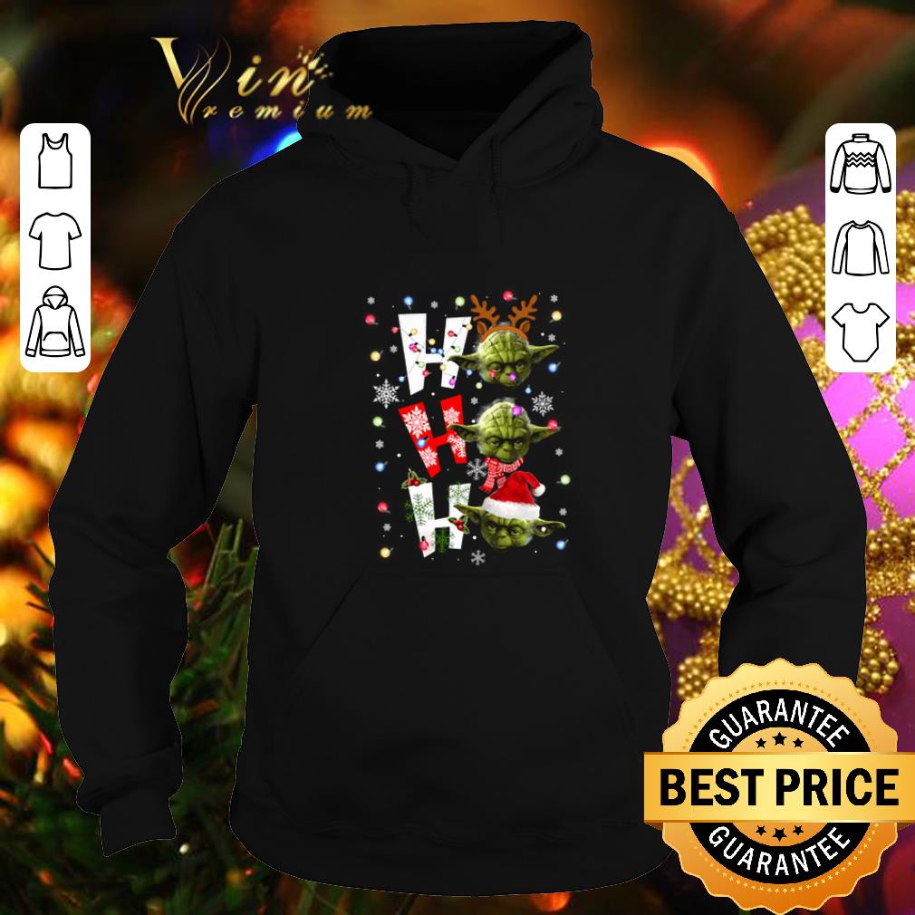 Awesome Yoda ho ho ho Christmas shirt 4 - Awesome Yoda ho ho ho Christmas shirt