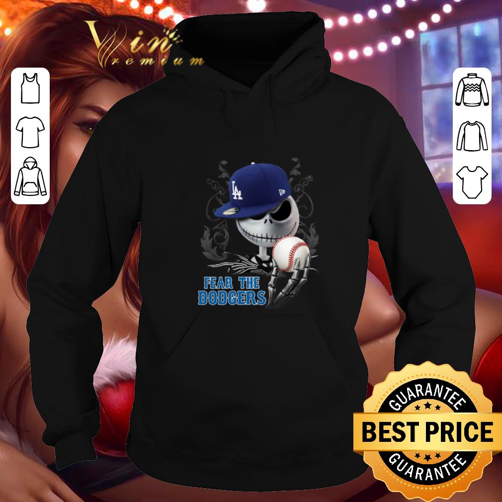 Best Jack Skellington Fear The Dodgers shirt 4 - Best Jack Skellington Fear The Dodgers shirt