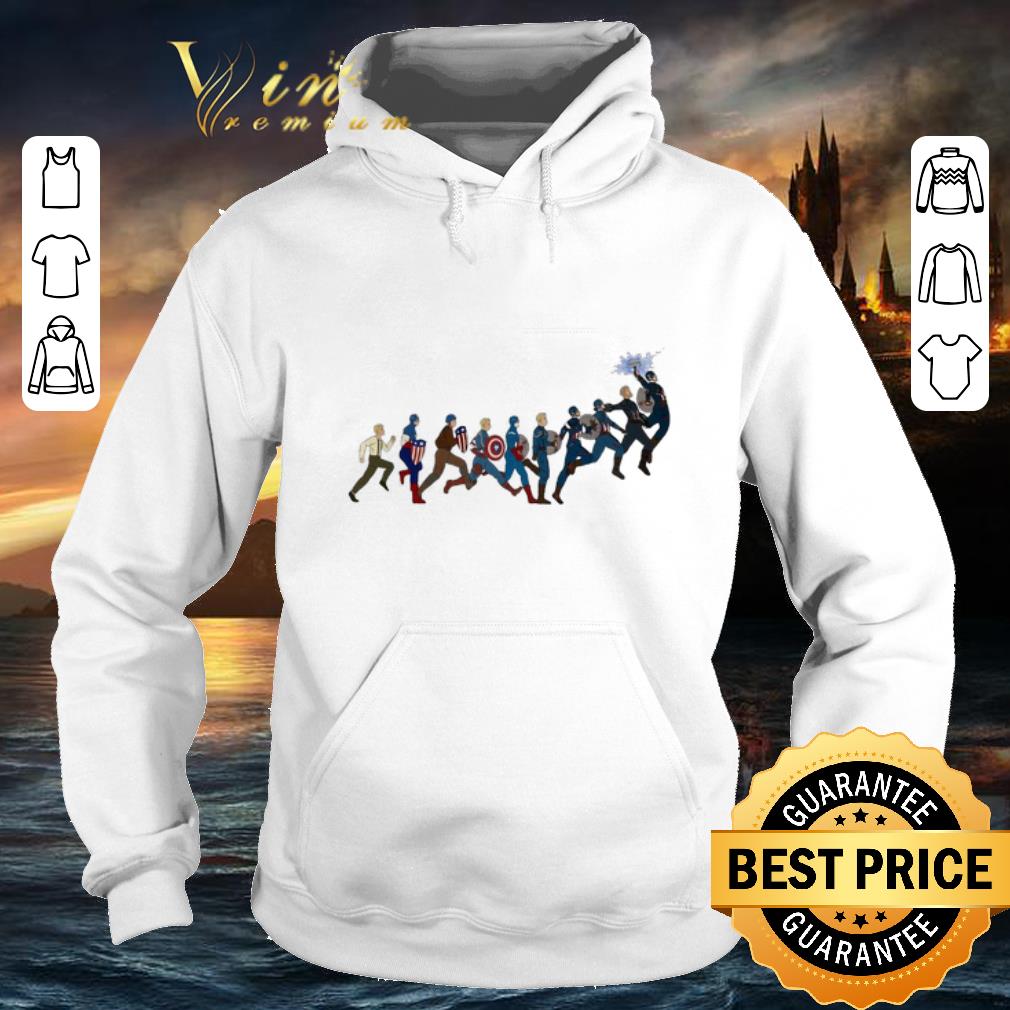Pretty Captain America s Evolution shirt 4 - Pretty Captain America's Evolution shirt