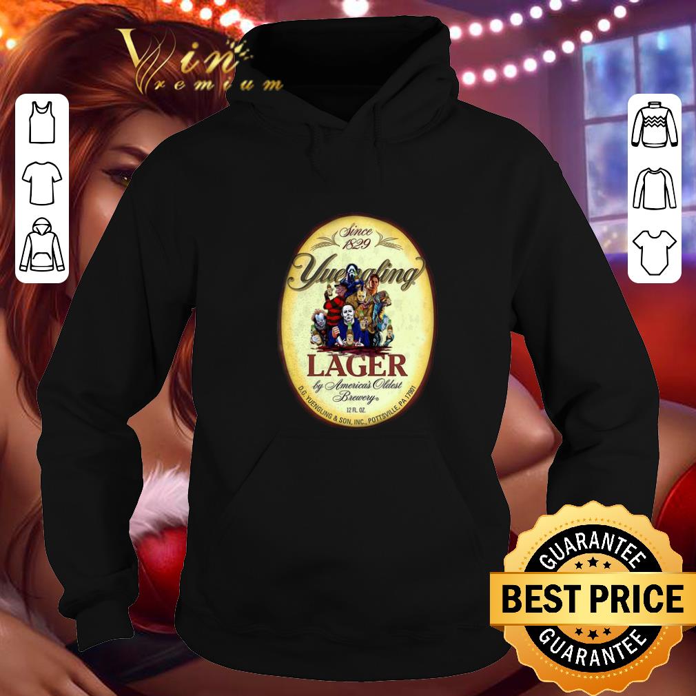 Pretty Horror characters Yuengling Lager by America s Oldest Brewery shirt 4 - Pretty Horror characters Yuengling Lager by America's Oldest Brewery shirt