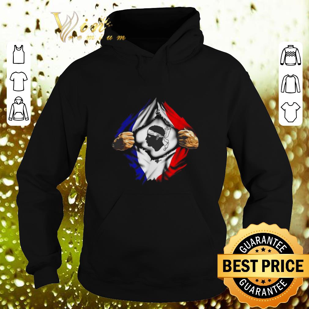 Pretty SC Bastia Flag of France inside me shirt 4 - Pretty SC Bastia Flag of France inside me shirt