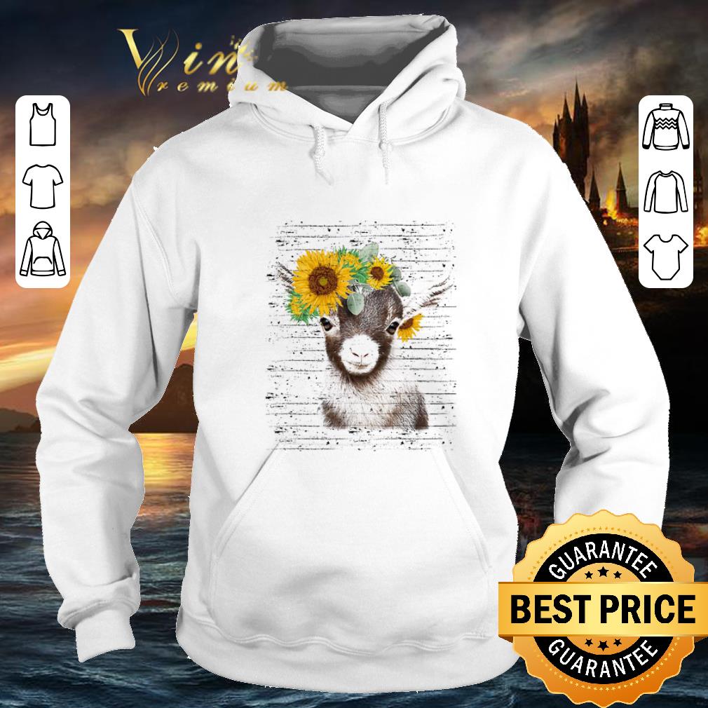 Awesome Baby goat sunflower shirt Awesome Baby goat sunflower shirt 4 - Awesome Baby goat sunflower shirt