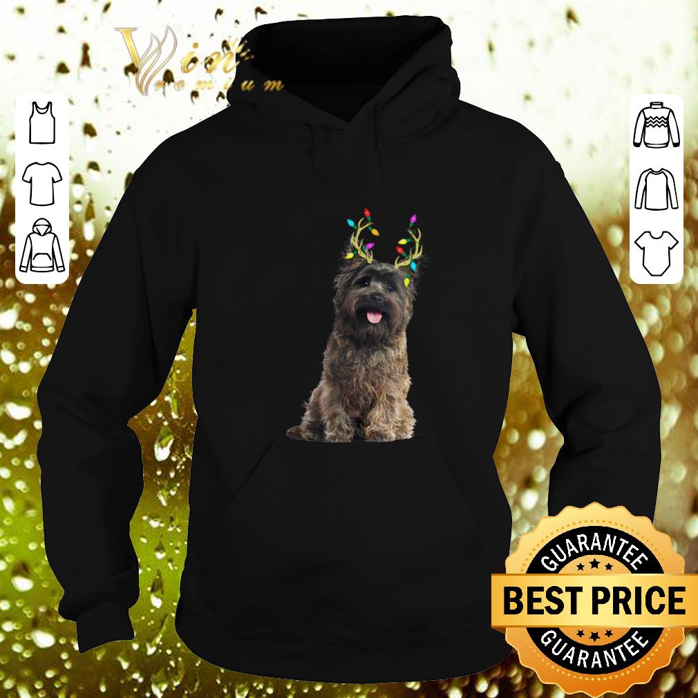 Awesome Cairn Terrier Reindeer Christmas Light shirt 4 - Awesome Cairn Terrier Reindeer Christmas Light shirt