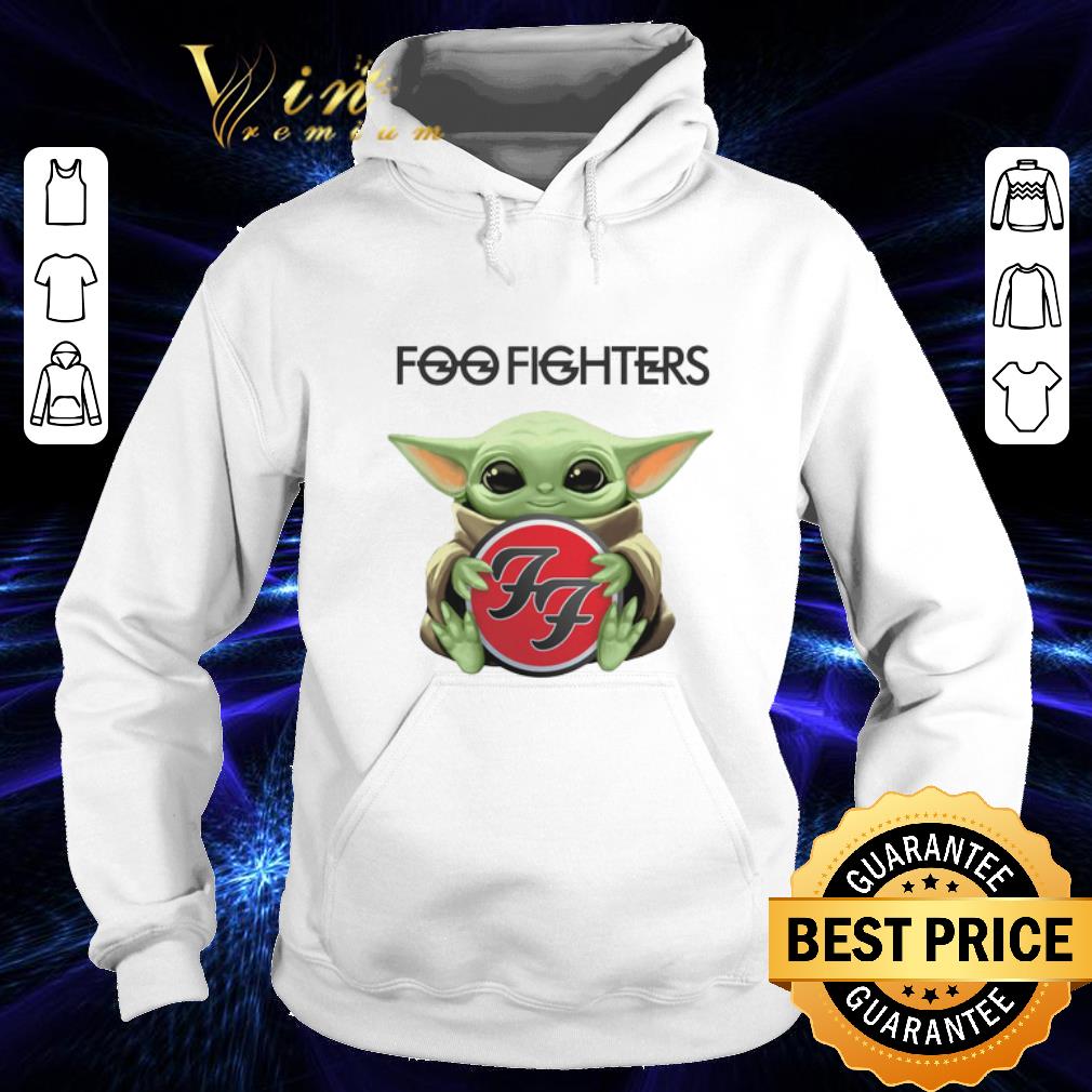 Pretty Baby Yoda hug Foo Fighters shirt 4 - Pretty Baby Yoda hug Foo Fighters shirt