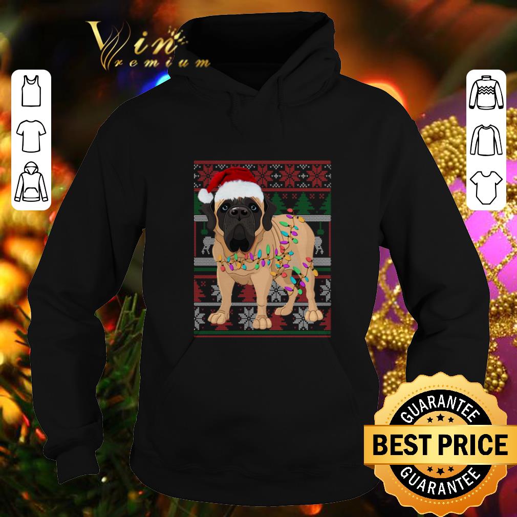 Pretty English Mastiff Ugly Christmas sweater 4 - Pretty English Mastiff Ugly Christmas sweater